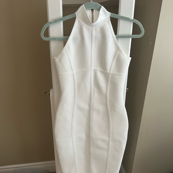 White Bandage Midi Dress - Size Small, Elegant & Flattering - Picture 3 of 12